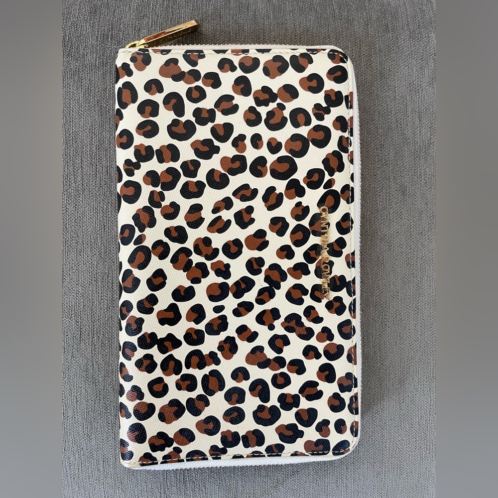Cynthia Rowley Leopard Print Travel Wallet
